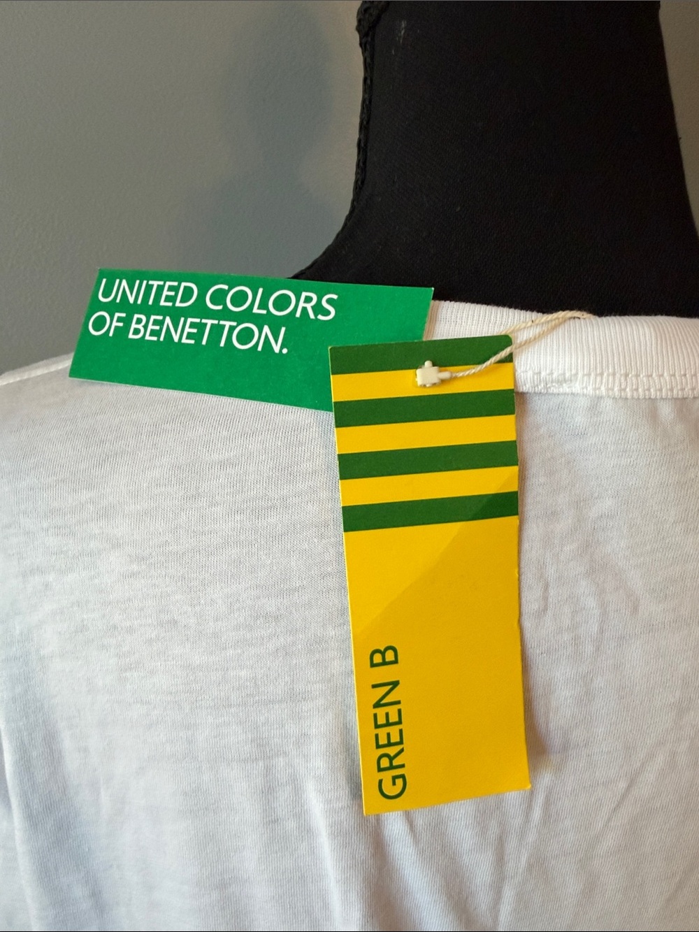 Benetton Tee with Rainbow Logo - Picture 5 of 7